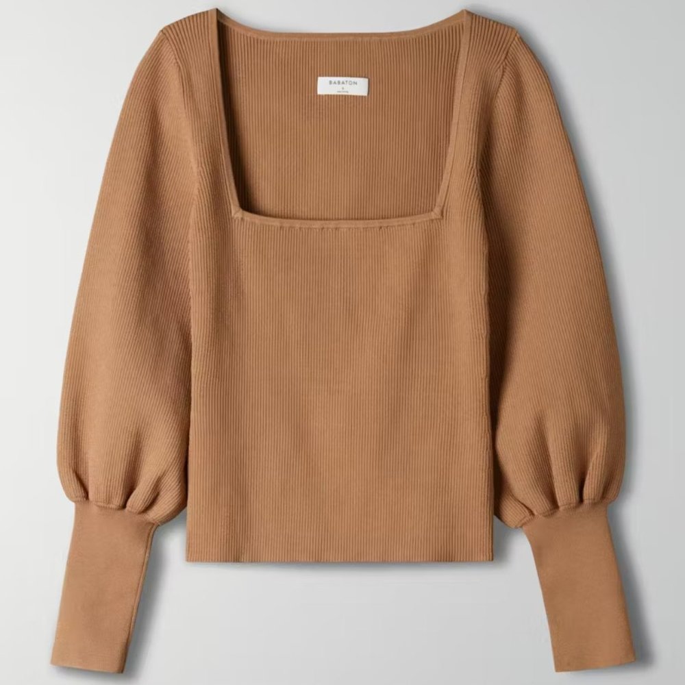 Babaton Gideon Sculpt Knit Sweater NWOT